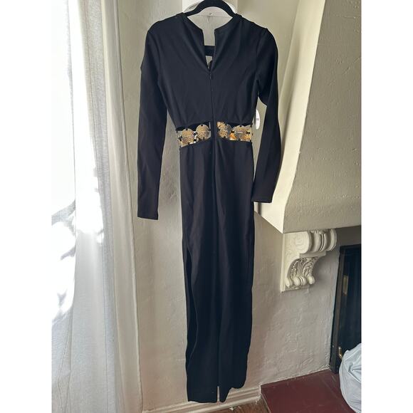 STAUD Delphine Dress Black 2 - Picture 5 of 7